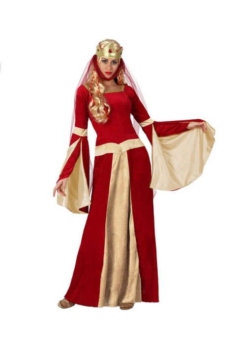 Disfraz de Dama Roja - Disfraces Medievales para Mujer