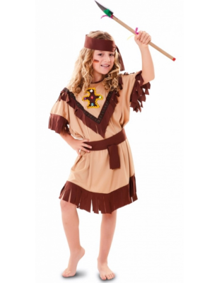 Disfraz de India Cherokee Infantil - Disfraces de Indios Infantiles