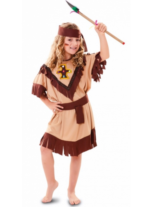 Disfraz de India Cherokee Infantil - Disfraces de Indios Infantiles