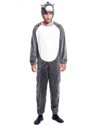 Disfraz de Burro Pijama Peluche - Disfraces de Animales Adultos