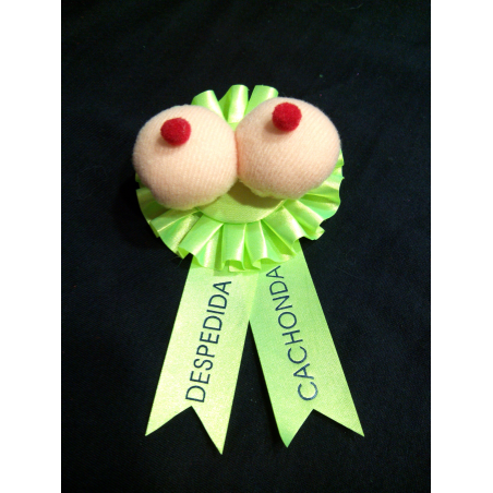 Broche Tetas Despedida Cachonda - Broches y silbatos para Despedidas