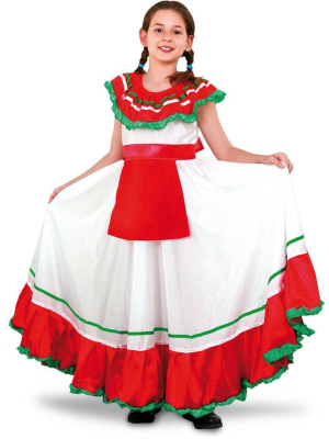 Disfraz de Mejicana Infantil - Disfraces Mexicanos