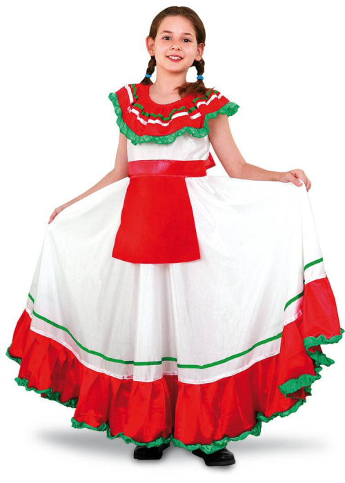 Disfraz de Mejicana Infantil - Disfraces Mexicanos