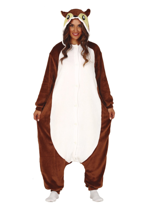 Disfraz de Ardilla Pijama Peluche - TEMATICA