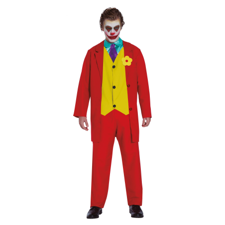 Disfraz de Joker Rojo para Hombre - Disfraces Halloween Payasos