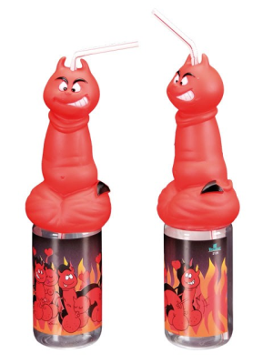Biberon Pene Demonio - Biberones y Pajitas para Despedidas