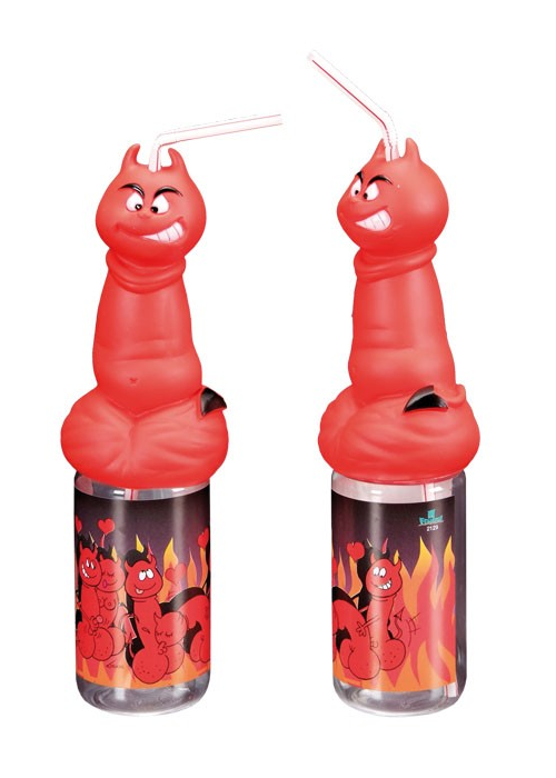 Biberon Pene Demonio - Biberones y Pajitas para Despedidas