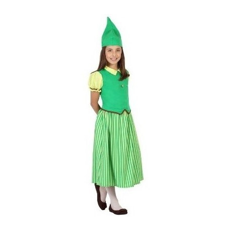 Disfraz de Duendecilla Verde Infantil - Disfraces para Niña