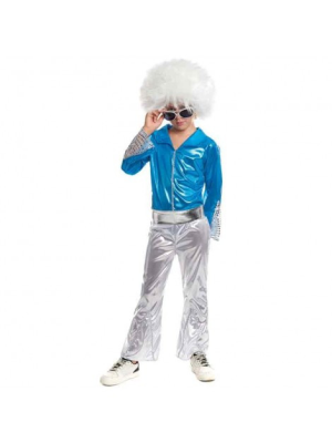 Comprar Disfraz de Disco Boy Azul Infantil - Años 70-80 (Disco)