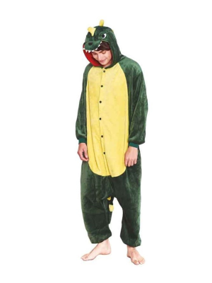 Disfraz de Dinosaurio o Dragon Pijama Peluche - Disfraces de Animales Adultos