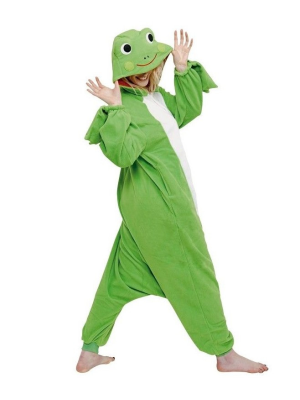 Disfraz de Rana Pijama Peluche - Disfraces de Animales Adultos