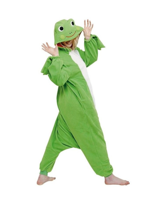 Disfraz de Rana Pijama Peluche - Disfraces de Animales Adultos