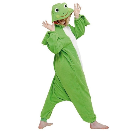 Disfraz de Rana Pijama Peluche - Disfraces de Animales Adultos