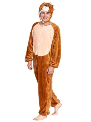Disfraz de Leon Pijama Peluche - Disfraces de Animales Adultos