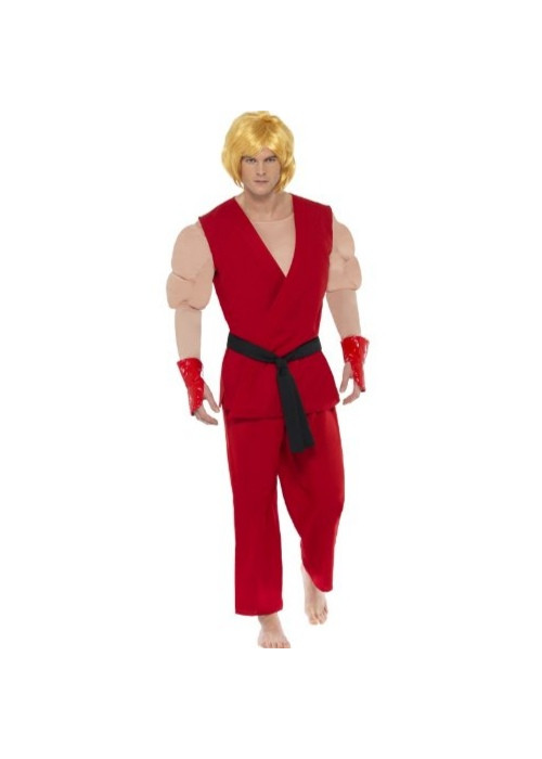 Disfraz de Ken Street Fighter - Disfraces de Videojuegos para Hombre