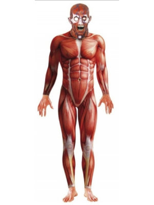 Disfraz de Anatomy Man - Mallas y Musculos