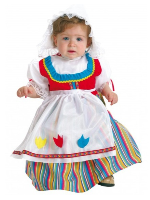 Disfraz de Holandesa Bebe - Disfraces de Otros Paises Infantiles