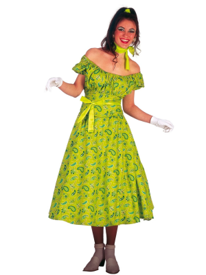 Disfraz de Mujer Años 60 verde - Disfraces de Grease para Mujer