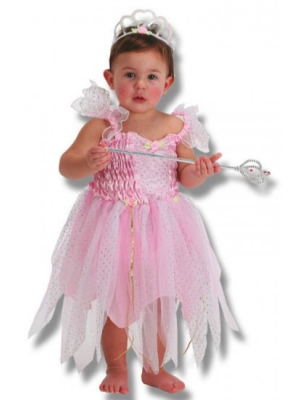 Fantasia de Fada Rosa Bebe