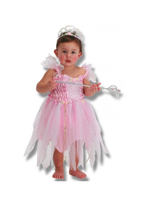 Fantasia de Fada Rosa Bebe