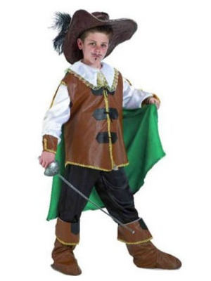 Vestit Mosqueter Verd Nen
