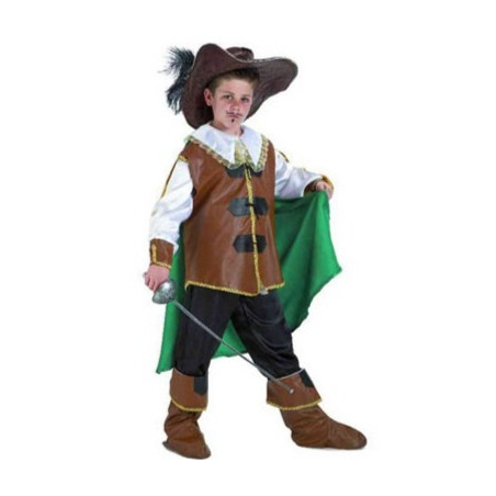 Disfraz de Mosquetero Verde Infantil - Disfraces para Niño