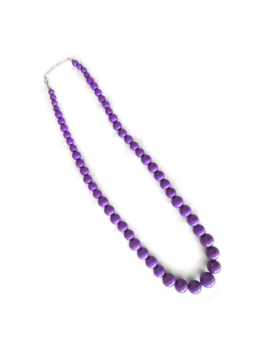 Collar de Sevillana Grande Morado - Pendientes, Collares y Pulseras