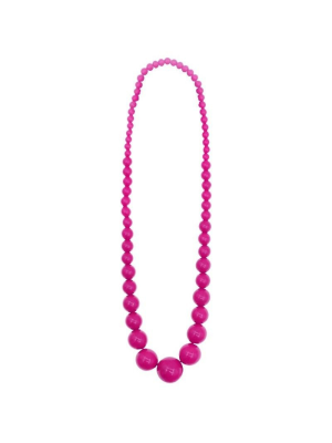 Collar de Sevillana Grande Fucsia - Pendientes, Collares y Pulseras