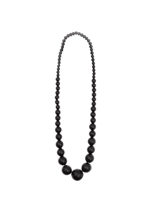 Collar de Sevillana Grande Negro - Pendientes, Collares y Pulseras