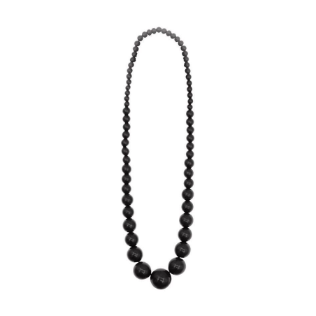 Collar de Sevillana Grande Negro - Pendientes, Collares y Pulseras