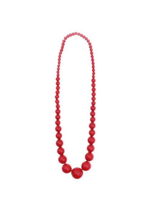 Collar de Sevillana Grande Rojo - Pendientes, Collares y Pulseras