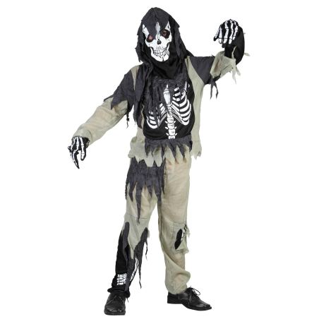 Disfraz De Esqueleto Zombie Infantil - Disfraces Calaveras y Catrinos