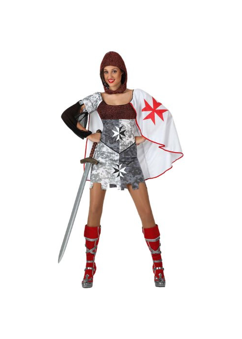 Disfraz de Soldado Chica Medieval - Disfraces Medievales para Mujer