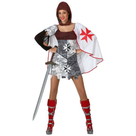 Disfraz de Soldado Chica Medieval - Disfraces Medievales para Mujer