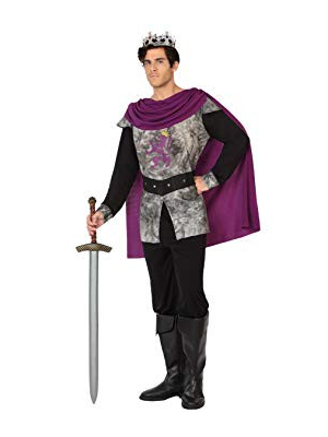 Comprar Disfraz de Rey Morado Medieval - Disfraces Medievales para Hombre