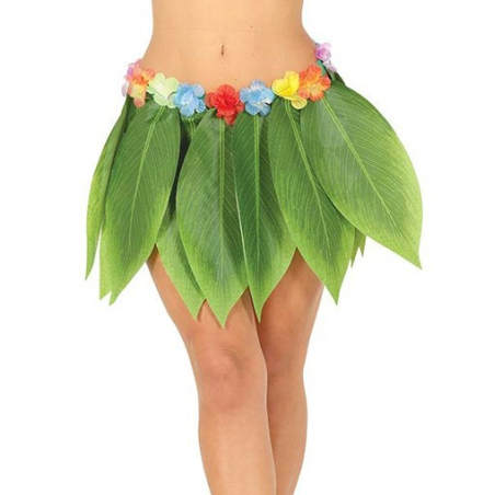 Falda Hawaiana Hojas - Faldas y Pantalones