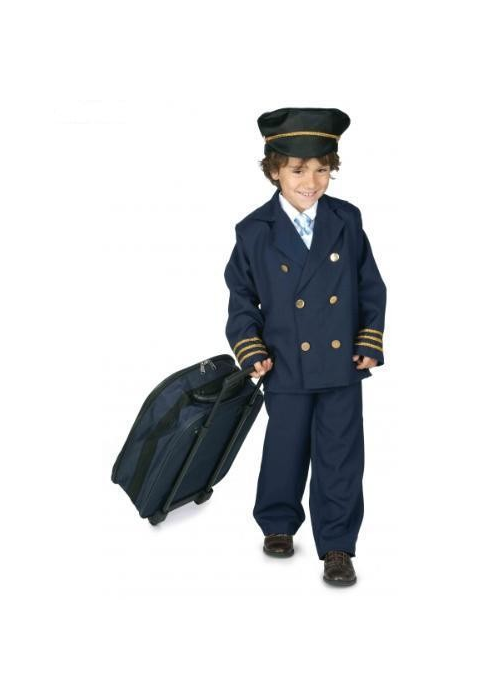 Disfraz de Piloto de Aviacion Infantil - Disfraces Pilotos y Azafatas Infantiles