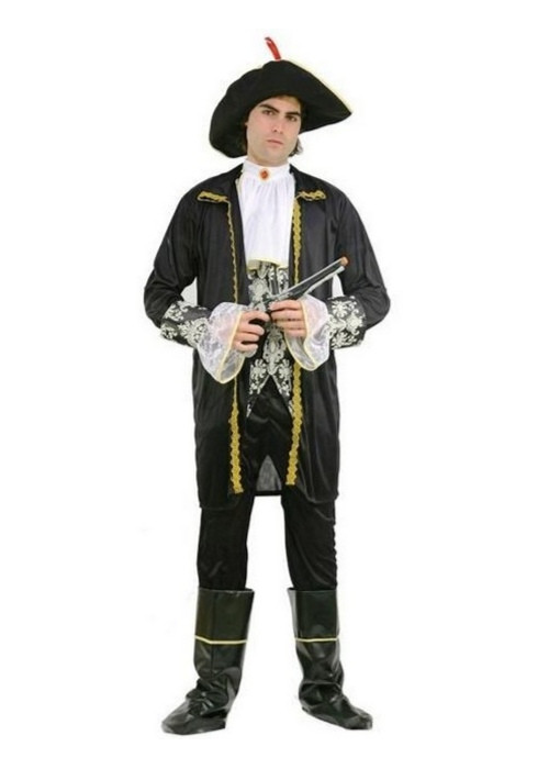 Disfraz de Pirata Negro - Disfraces de Piratas para Hombre