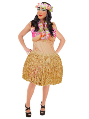 Disfraz de Hawaiana Gorda - Disfraces Despedidas Soltera - Disfraces Despedida Soltera