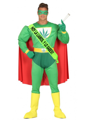 Disfraz de Marihuana Man con banda - Disfraces Despedida Soltero