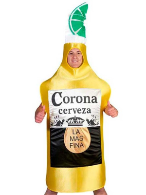 Disfraz de botella de Cerveza Corona - Originales y Divertidos