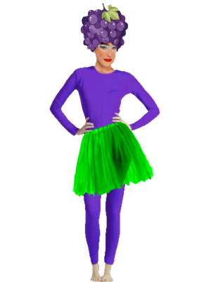 Comprar Disfraz de Uva con tutu - Disfraces Despedida Soltera