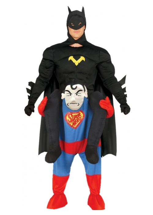 Vestit Bat noi sobre les espatlles