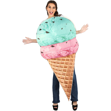 Disfraz de Helado Cucurucho - Originales y Divertidos