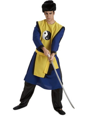 Disfraz de Samurai Ying Yang - Disfraces Orientales para Hombre