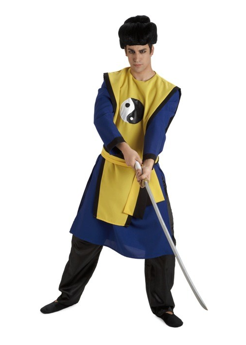 Disfraz de Samurai Ying Yang - Disfraces Orientales para Hombre