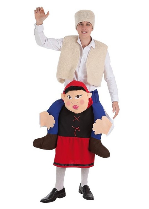 Disfraz de Pastora con Pastor a Hombros - Disfraces A Hombros