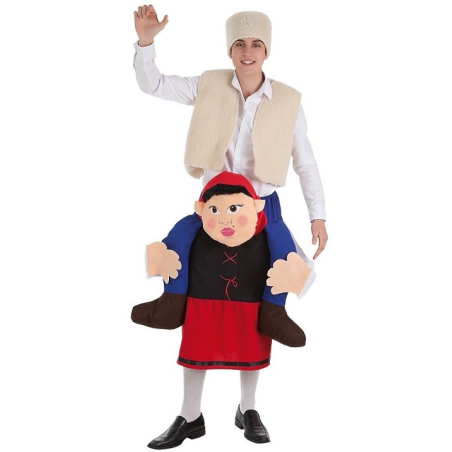 Disfraz de Pastora con Pastor a Hombros - Disfraces A Hombros