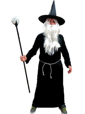 Disfraz de Hechicero Negro - Disfraces de Brujas y Hechiceros para Hombre