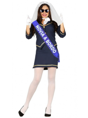 Disfraz de Azafata Novia - Despedidas Soltera - Disfraces Despedida Soltera